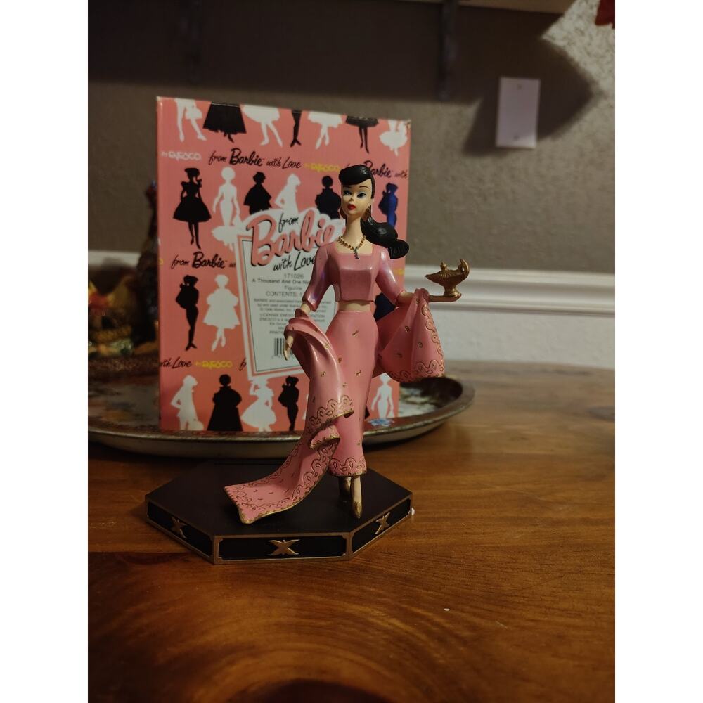 Enesco Barbie A Thousand and One Nights 1996 Barbie With Love 6" - Picture 6 of 12